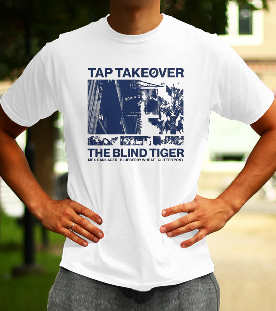 Tap Takeover The Blind Tiger Mex Can Lager Blueberry Wheat Glitter Pony T-Shirt