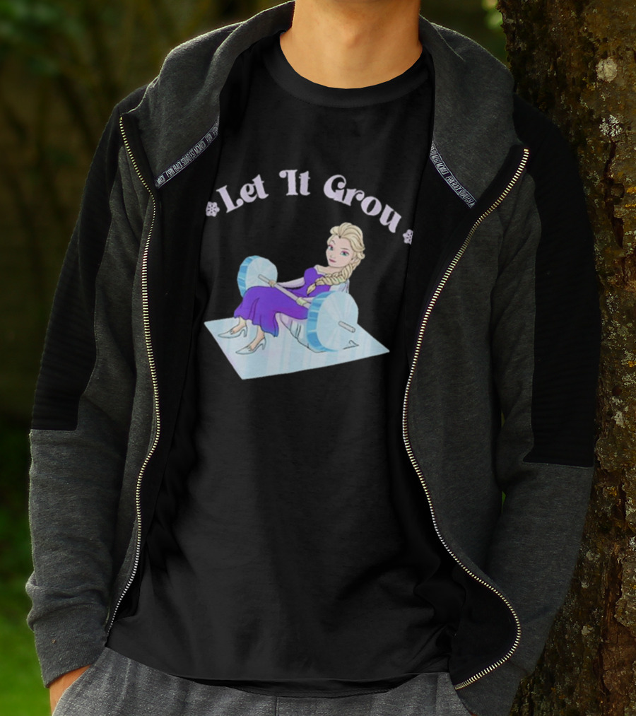 Elsa Let It Grow Frozen Exercise T-Shirt