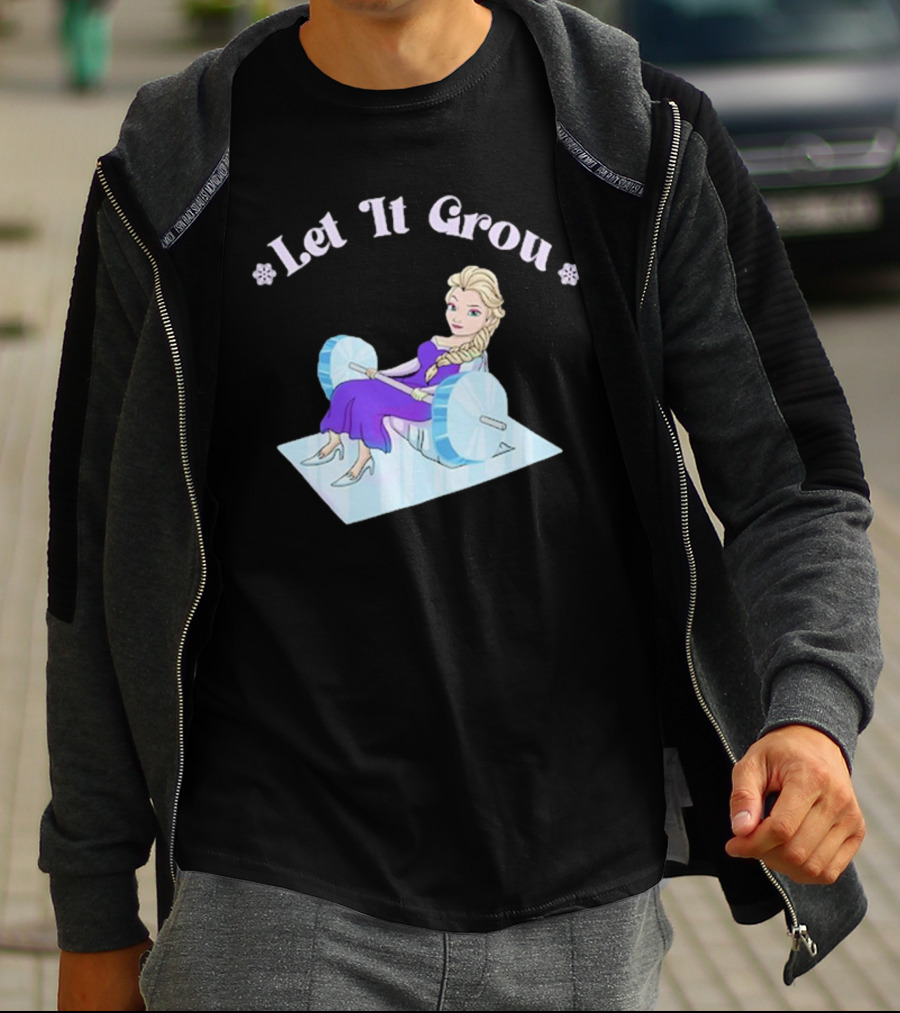 Elsa Let It Grow Frozen Exercise T-Shirt