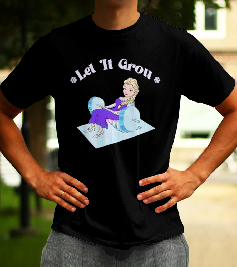 Elsa Let It Grow Frozen Exercise T-Shirt
