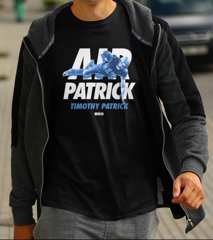 Timothy Patrick Air Patrick NFLPA Football Player Detroit Lions T-Shirt