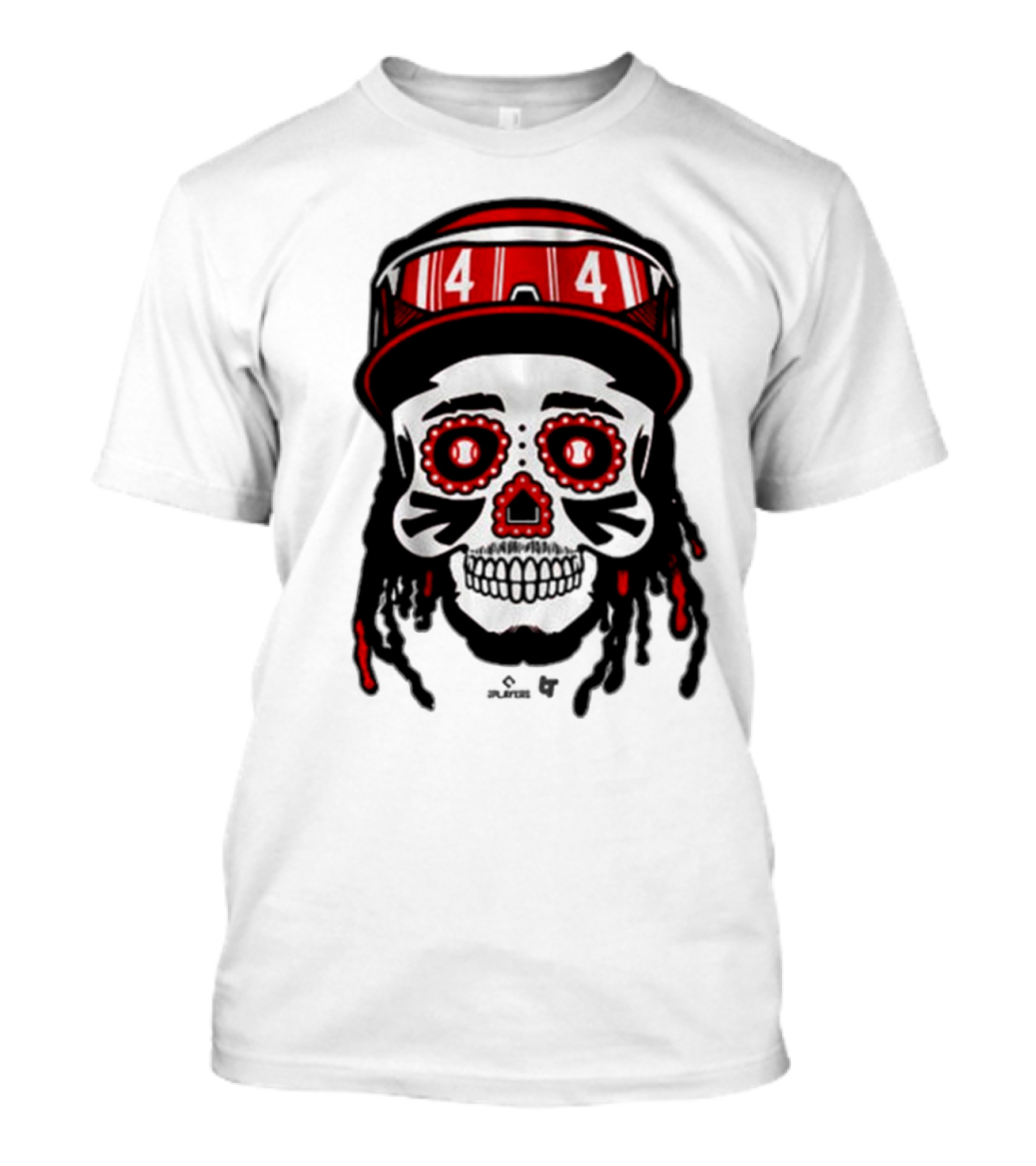 Elly De La Cruz 44 Sugar Skull Cincinnati Reds T-Shirt