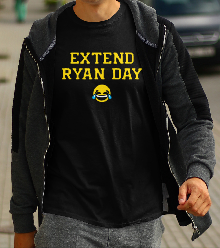 Extend Ryan Day Laughing Crying Emoji Coach Football T-Shirt