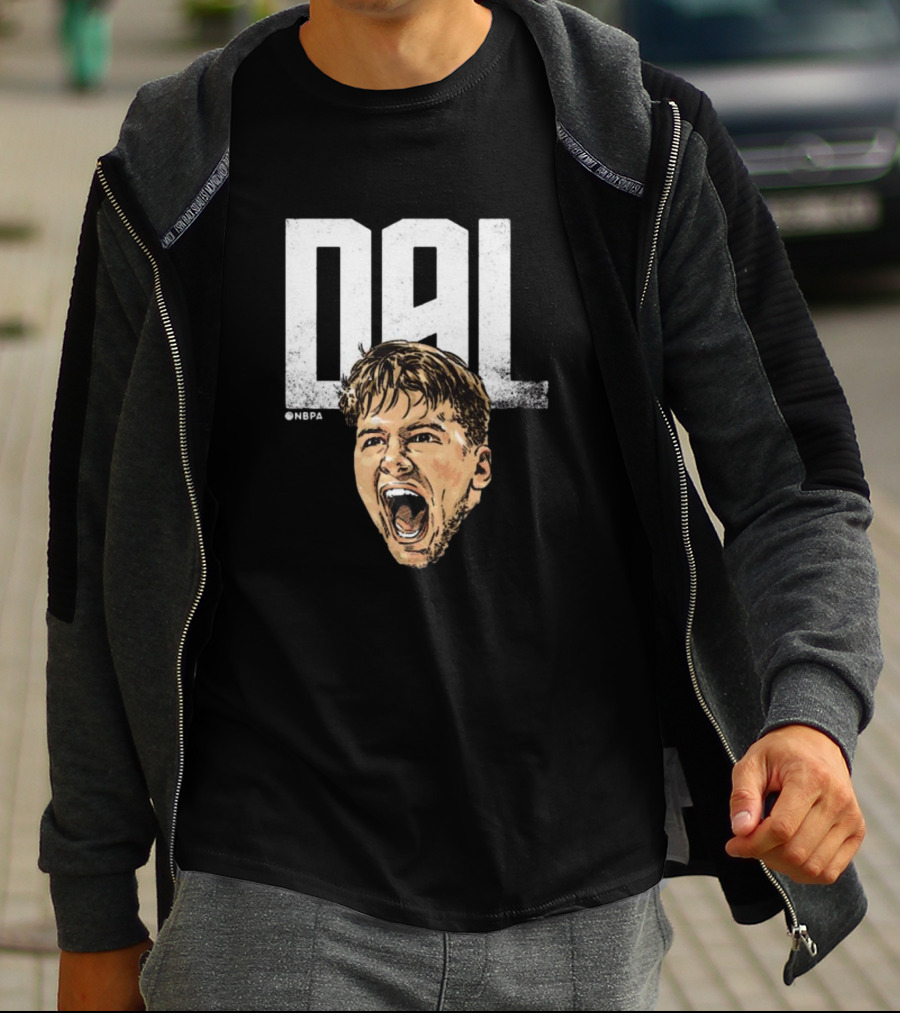 Luka Doncic DAL Dallas Mavericks NBPA Abbreviation Signature T-Shirt