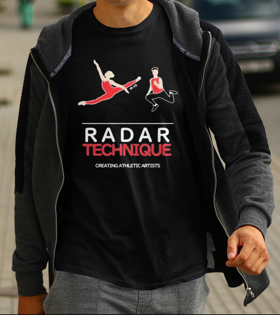 Radar Technique Creating Athletic Artists HD T-Shirt