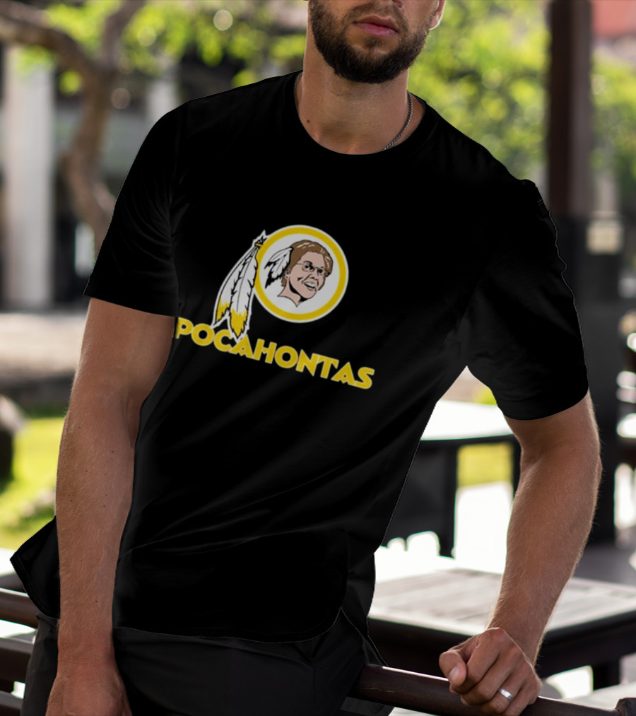 Pocahontas Redskins Parody NFL T-Shirt