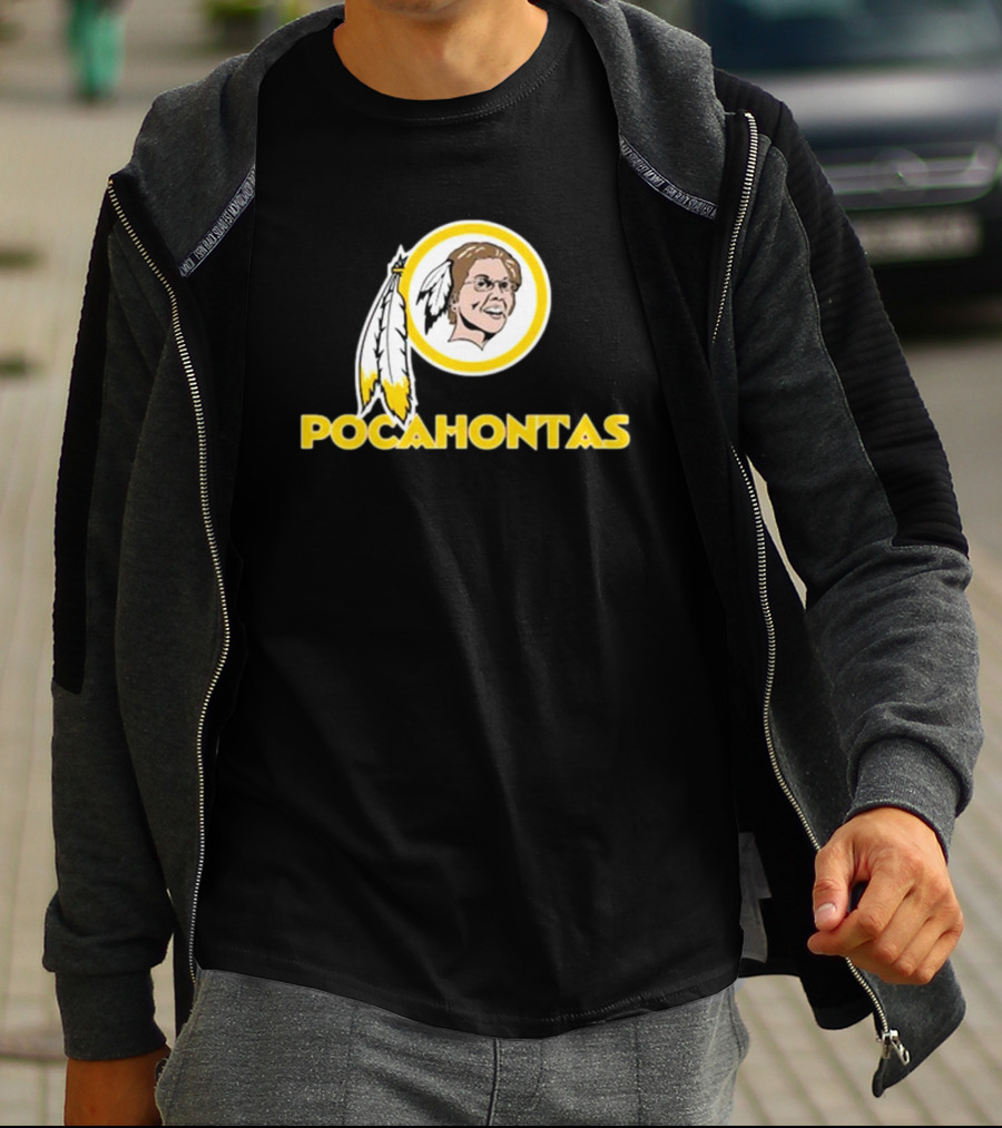 Pocahontas Redskins Parody NFL T-Shirt
