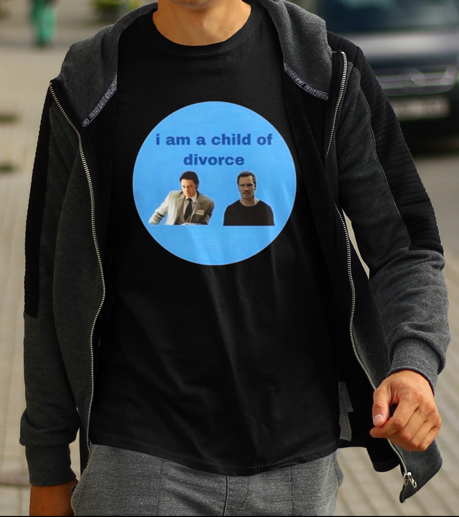 I Am A Child Of Divorce Mads James McAvoy X Michael Fassbender T-Shirt