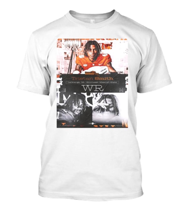 Clemson Tigers Tristan Smith Southeast Missouri State WR National Signing Day T-Shirt