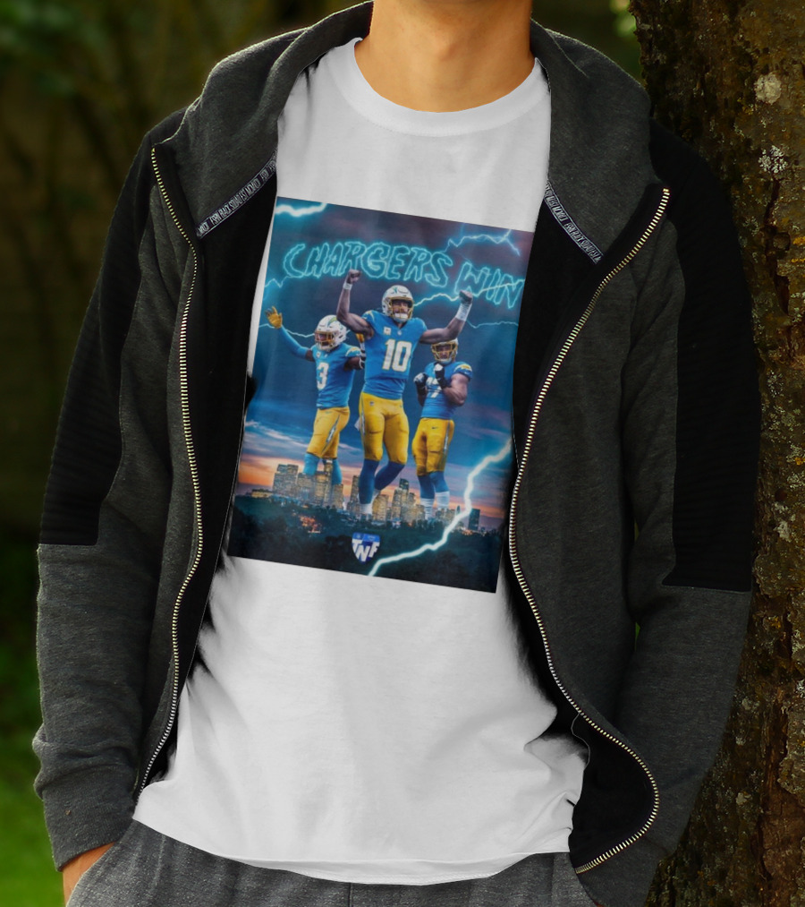 Chargers Win Los Angeles Chargers Electric TNF On Prime T-Shirt
