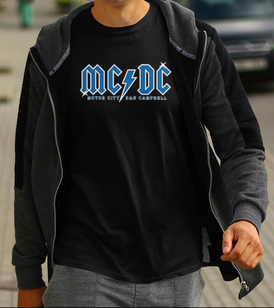 MCDC Motor City Dan Campbell Detroit Lions Iconic T-Shirt