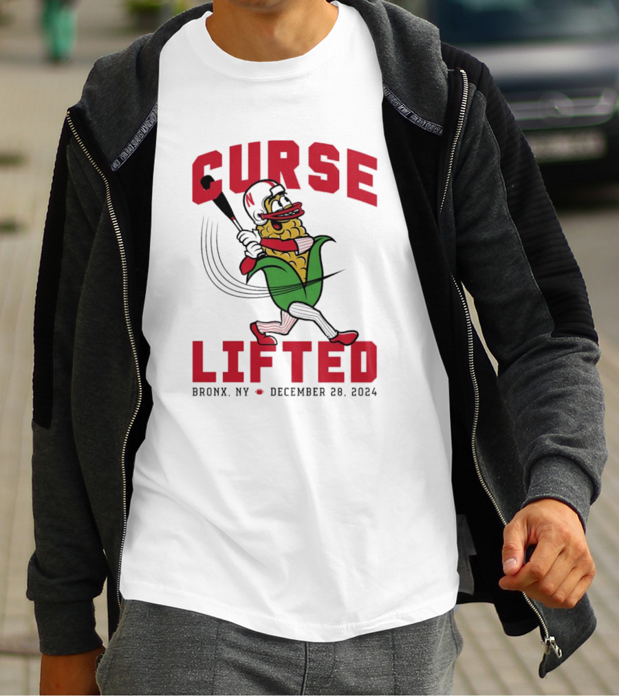 Curse Lifted Nebraska Cornhuskers Bronx NY December 28 T-Shirt