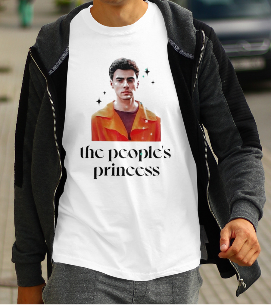 Luigi Mangione The People's Princess Sparkling Portrait T-Shirt
