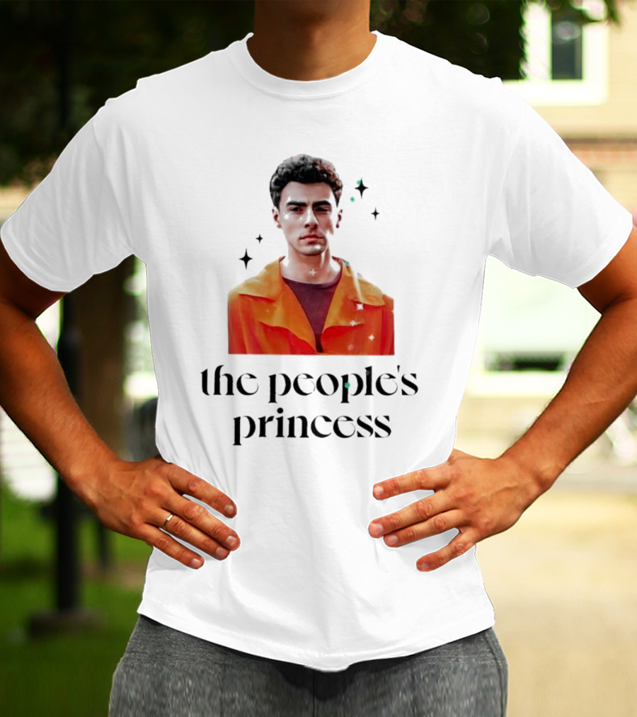 Luigi Mangione The People's Princess Sparkling Portrait T-Shirt