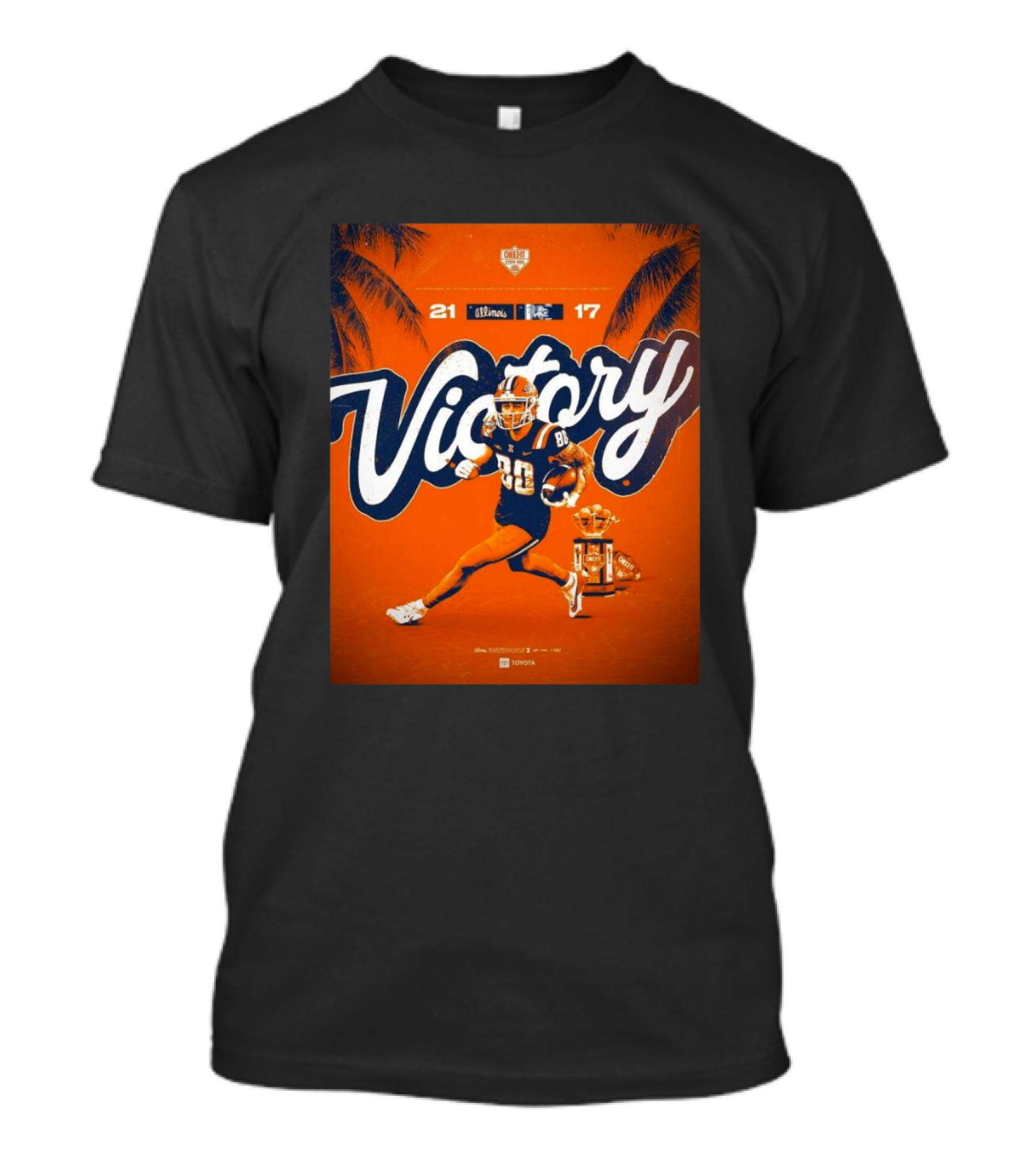 Victory Illinois 21-17 Over South Carolina Citrus Bowl Win T-Shirt