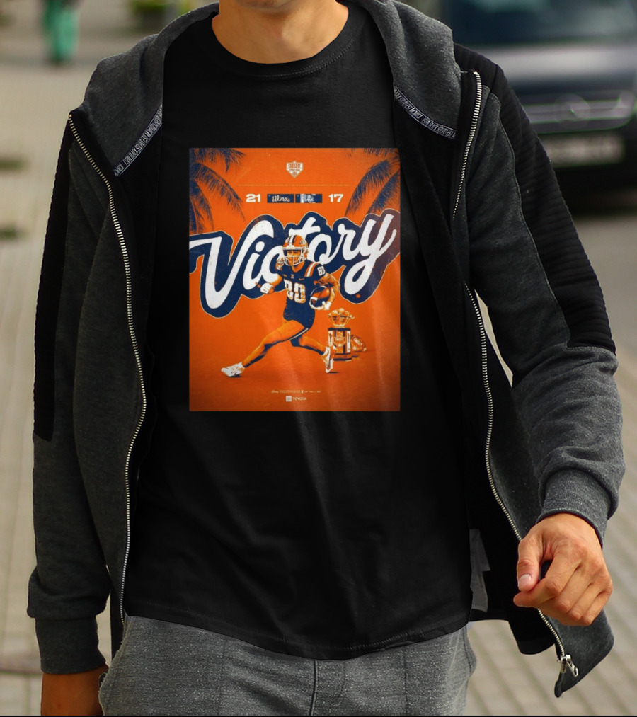 Victory Illinois 21-17 Over South Carolina Citrus Bowl Win T-Shirt