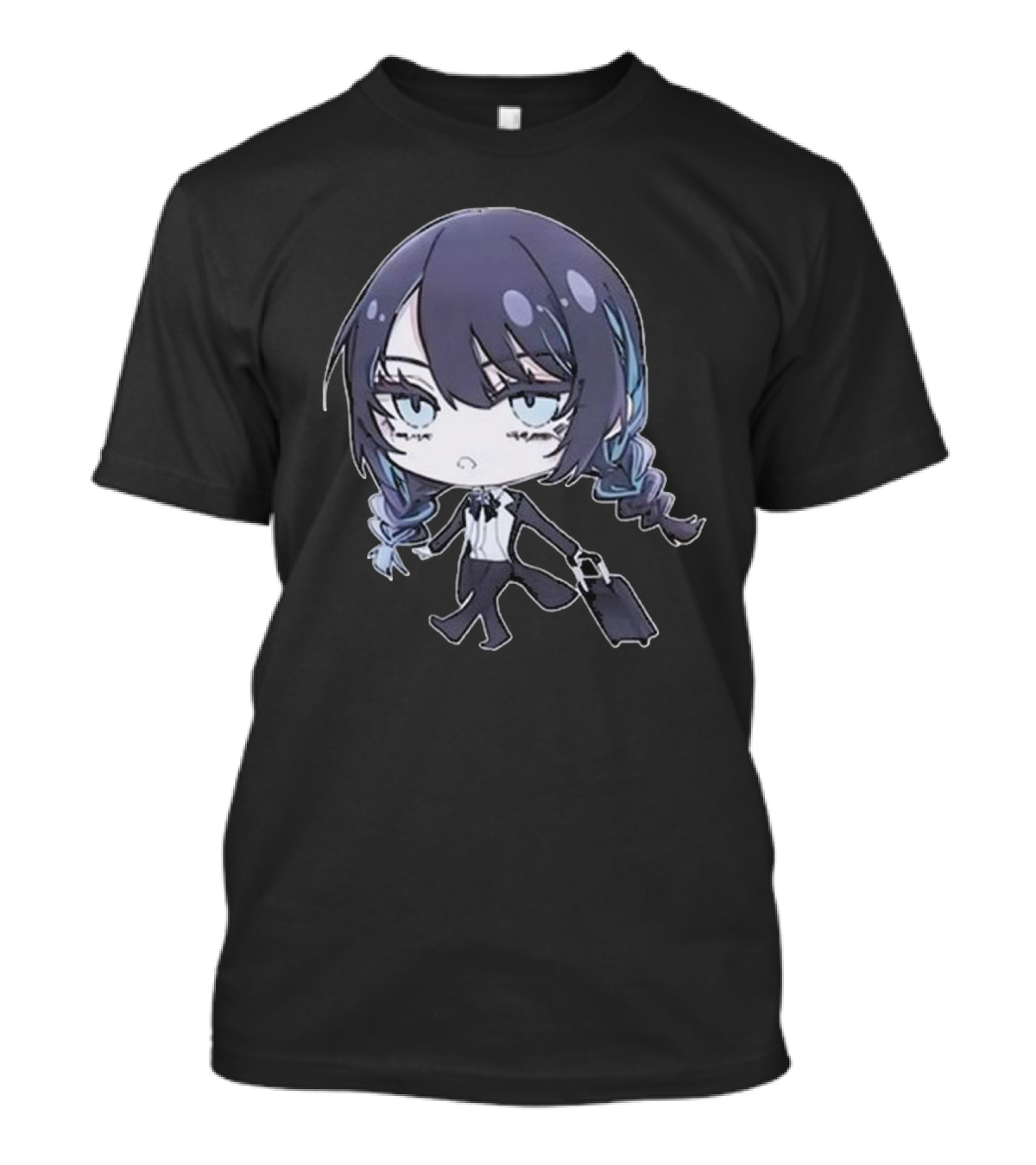 ADO Chibi Character Standing With Suitcase - ADO Chibi Tour T-Shirt