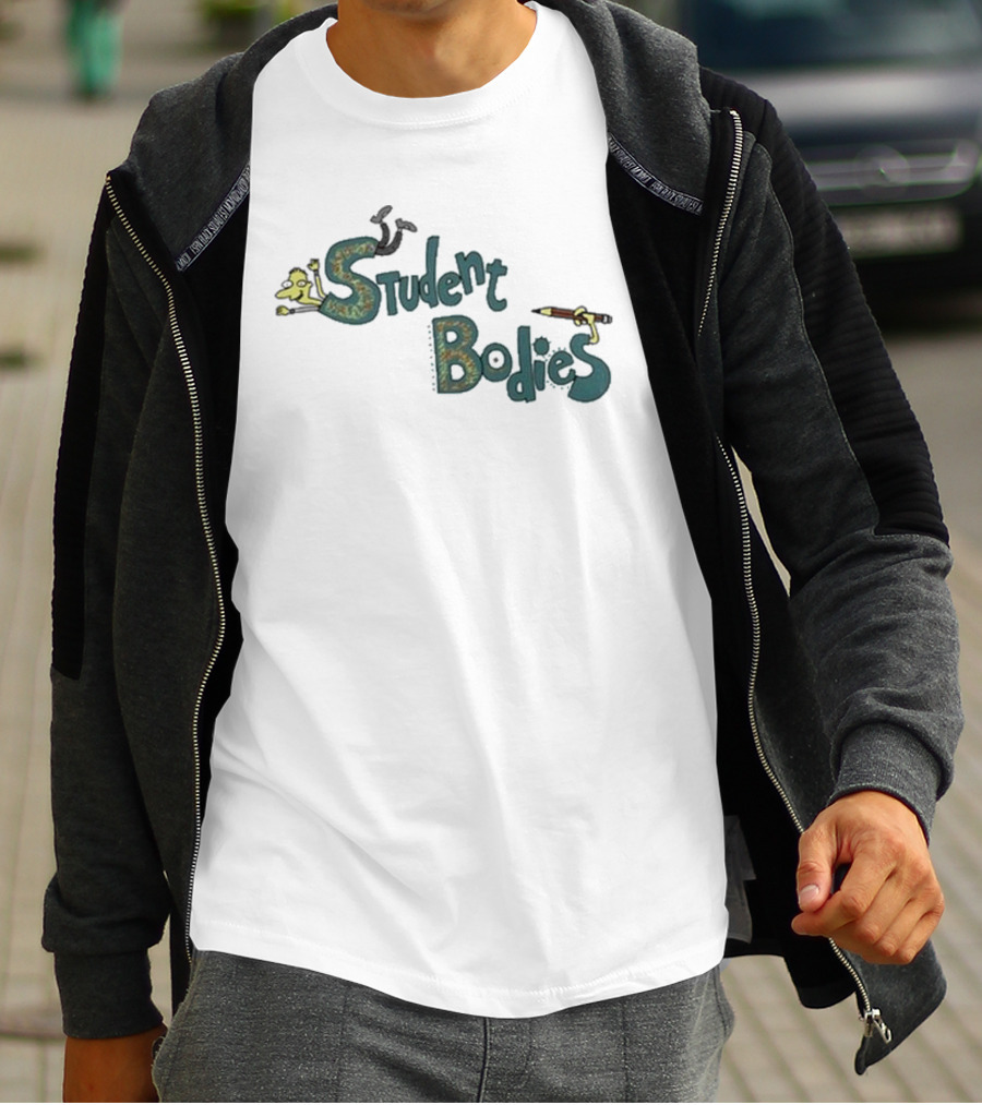 Student Bodies Cartoon Character Pencil Icon T-Shirt