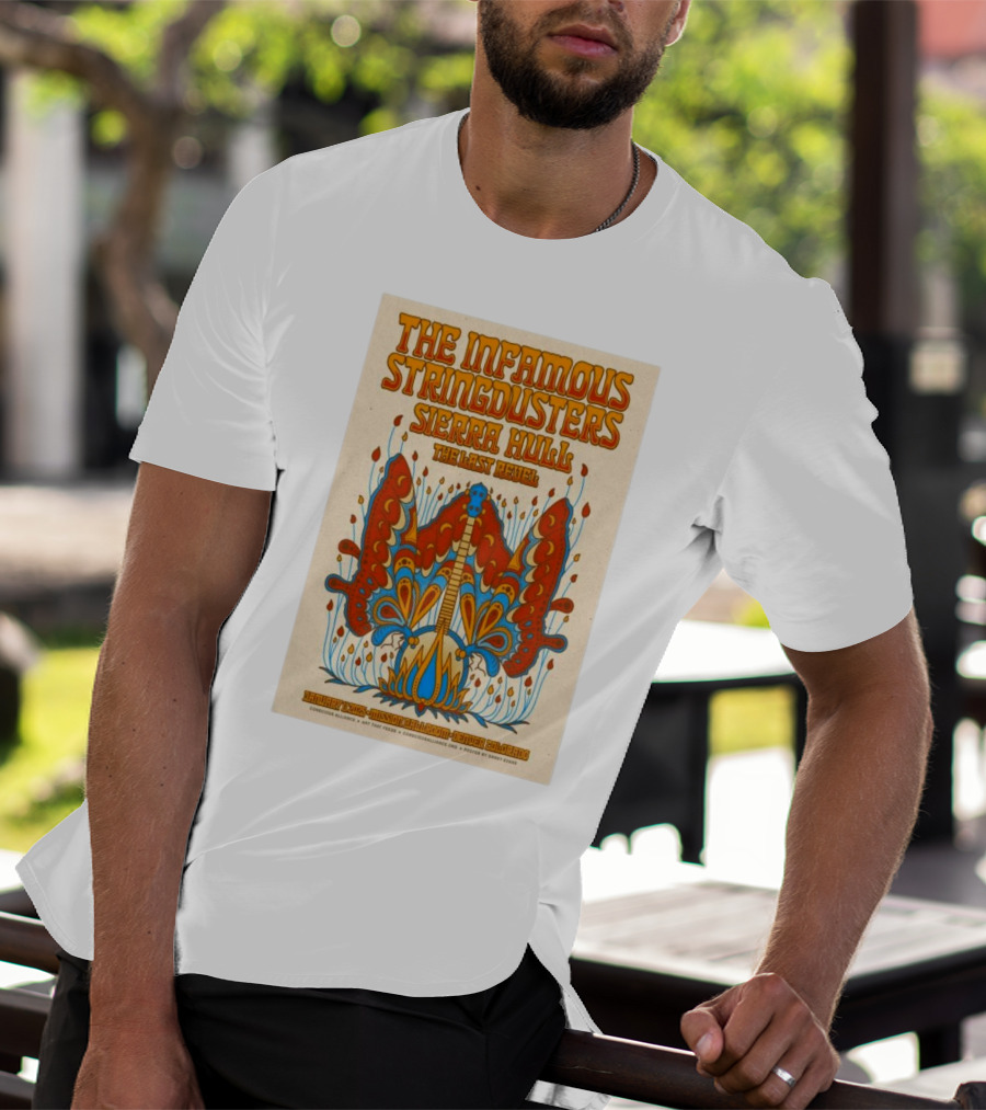 The Infamous Stringdusters And Sierra Hull And The Last Revel Live January 11, 2025 Mission Ballroom Denver CO Vibrant T-Shirt