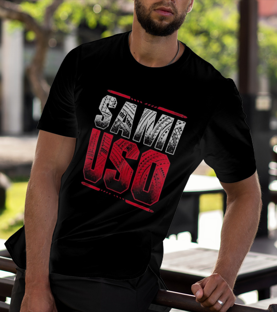 Sami Zayn Sami Uso WWE Roman Reigns Bloodline Tribal T-Shirt