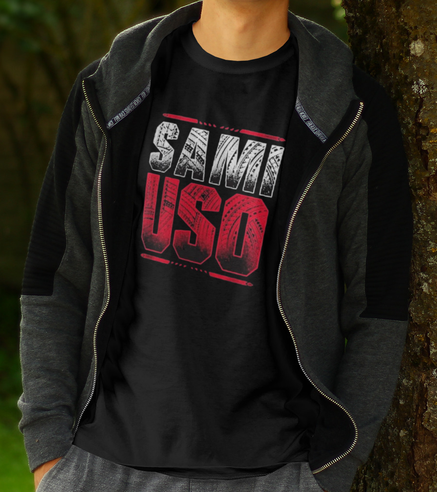 Sami Zayn Sami Uso WWE Roman Reigns Bloodline Tribal T-Shirt