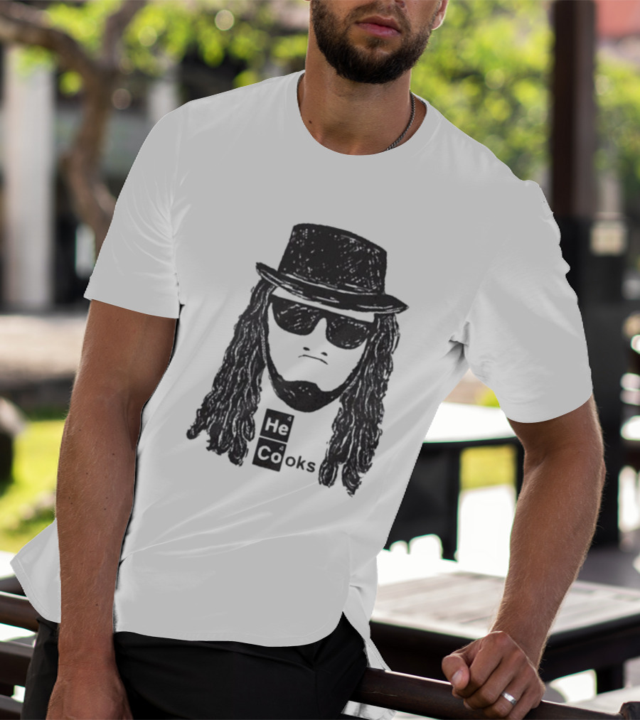 James Cook He Cooks Breaking Bad Parody With Funny Science Twist T-Shirt