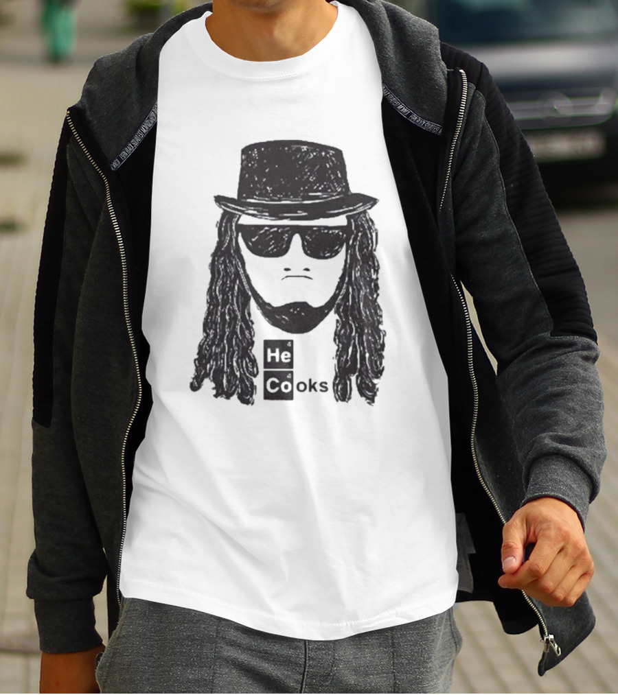 James Cook He Cooks Breaking Bad Parody With Funny Science Twist T-Shirt