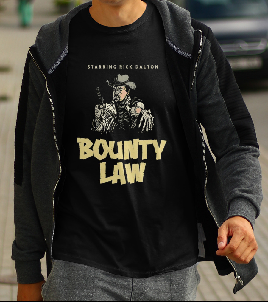 Rick Dalton Starring In Bounty Law Cowboy Adventure T-Shirt