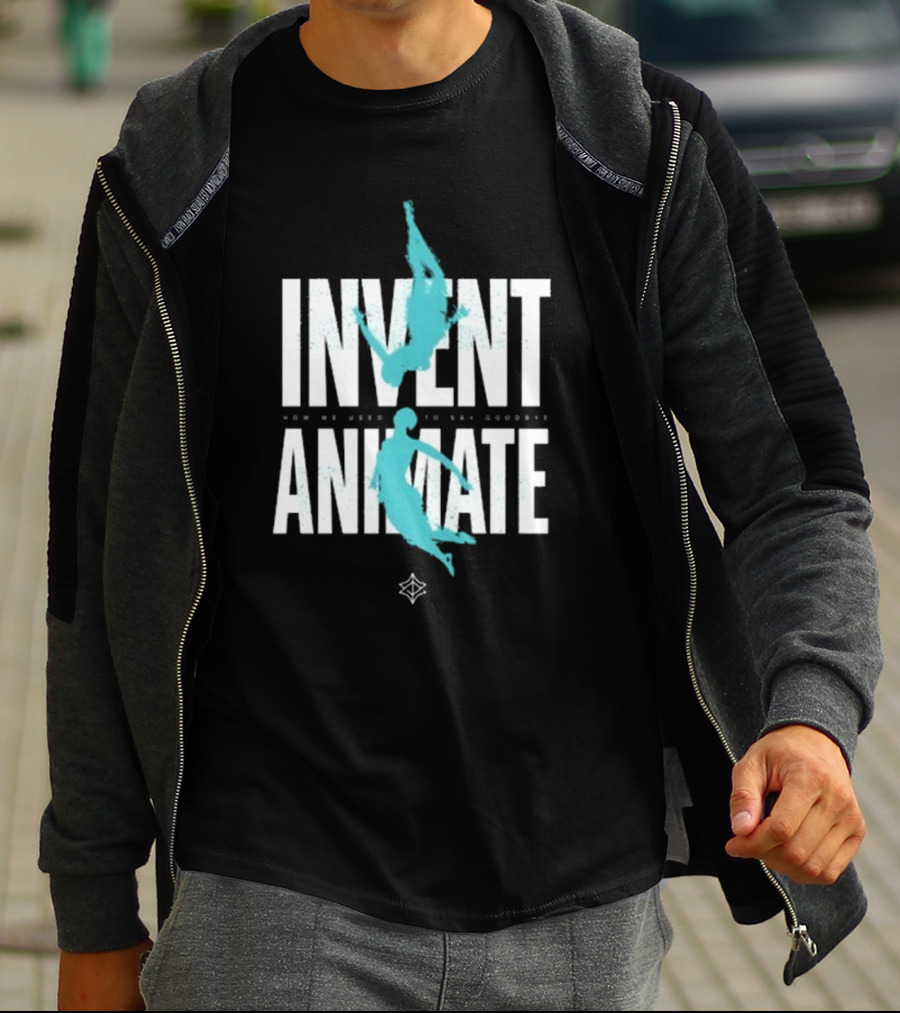 Invent Animate How We Used To Say Goodbye Falling Figures T-Shirt