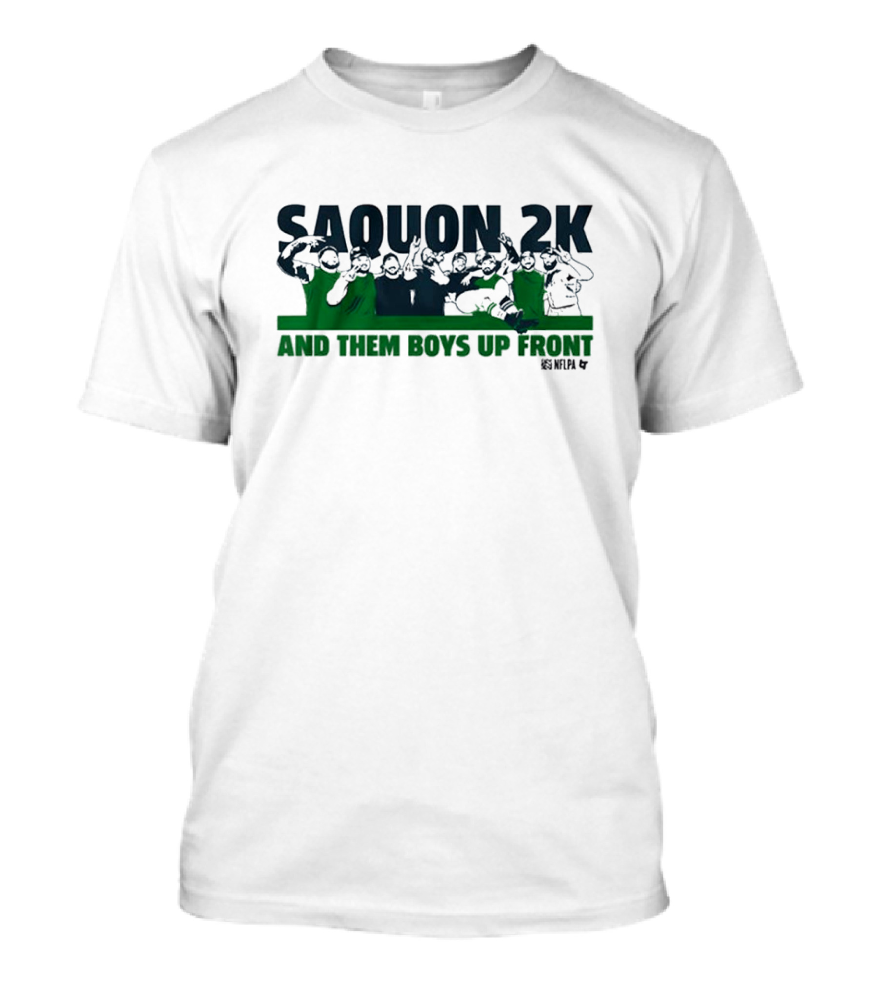SAQUON 2K AND THEM BOYS UP FRONT NFLPA T-Shirt