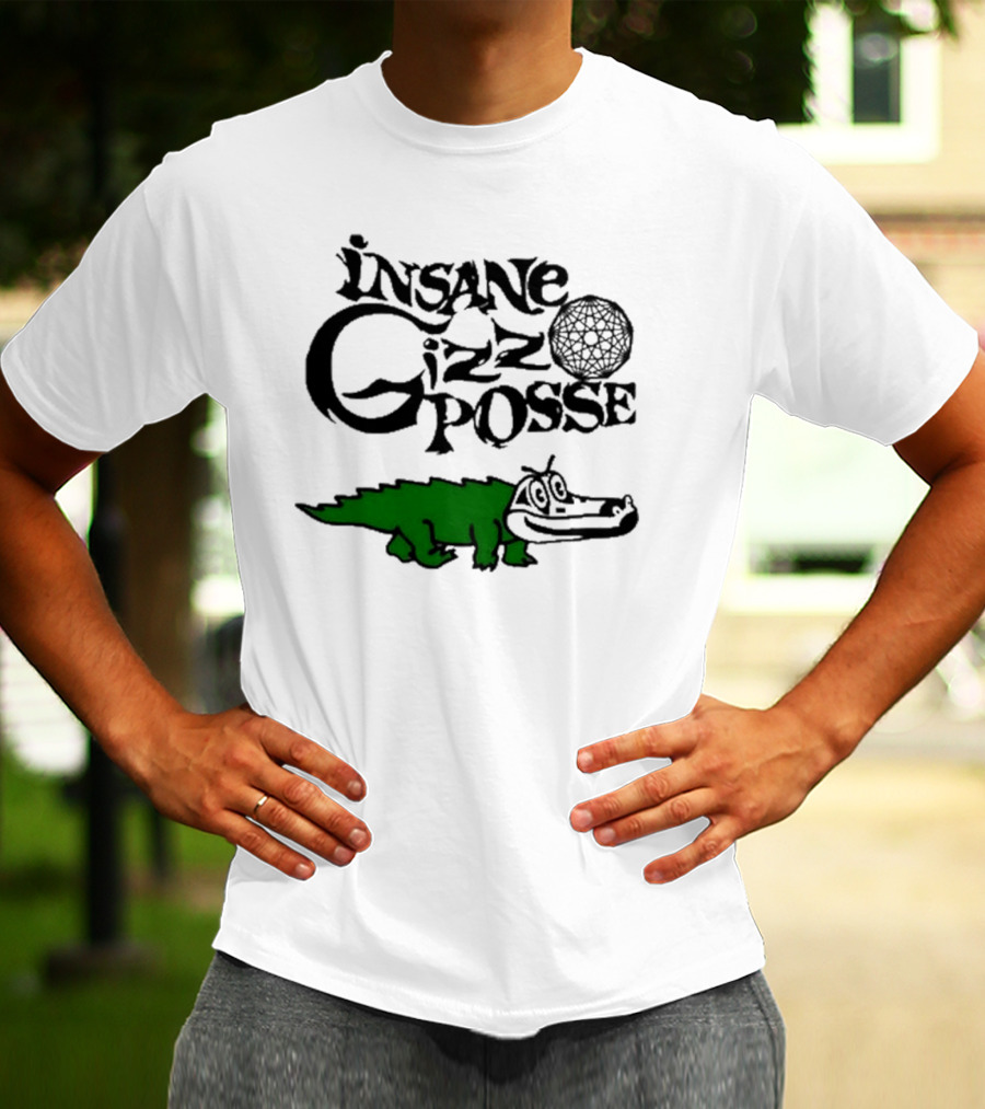 Insane Gizz Posse Crocodile Cartoon Faygo Creme Soda T-Shirt