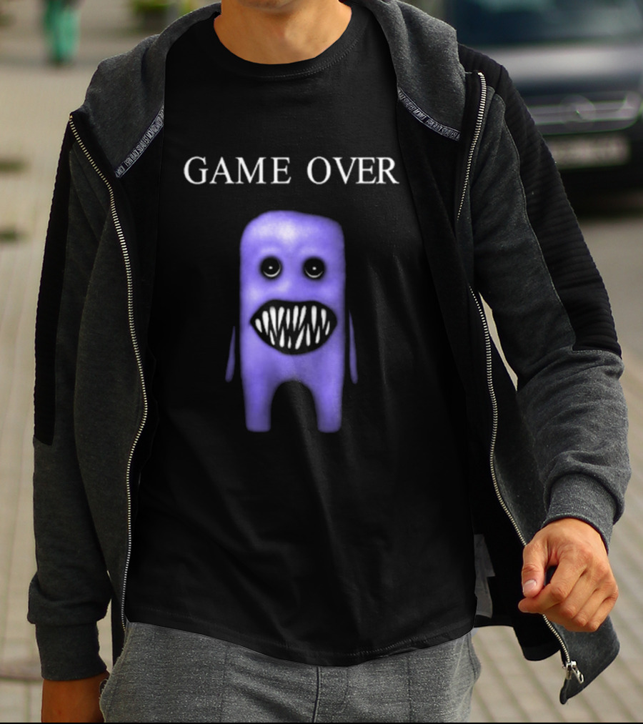GAME OVER Fuwatti Aooni Purple Monster T-Shirt