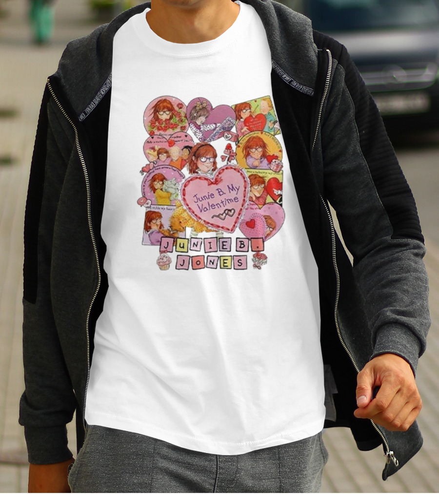 Junie B Jones My Valentine Love Hearts And Adventures T-Shirt