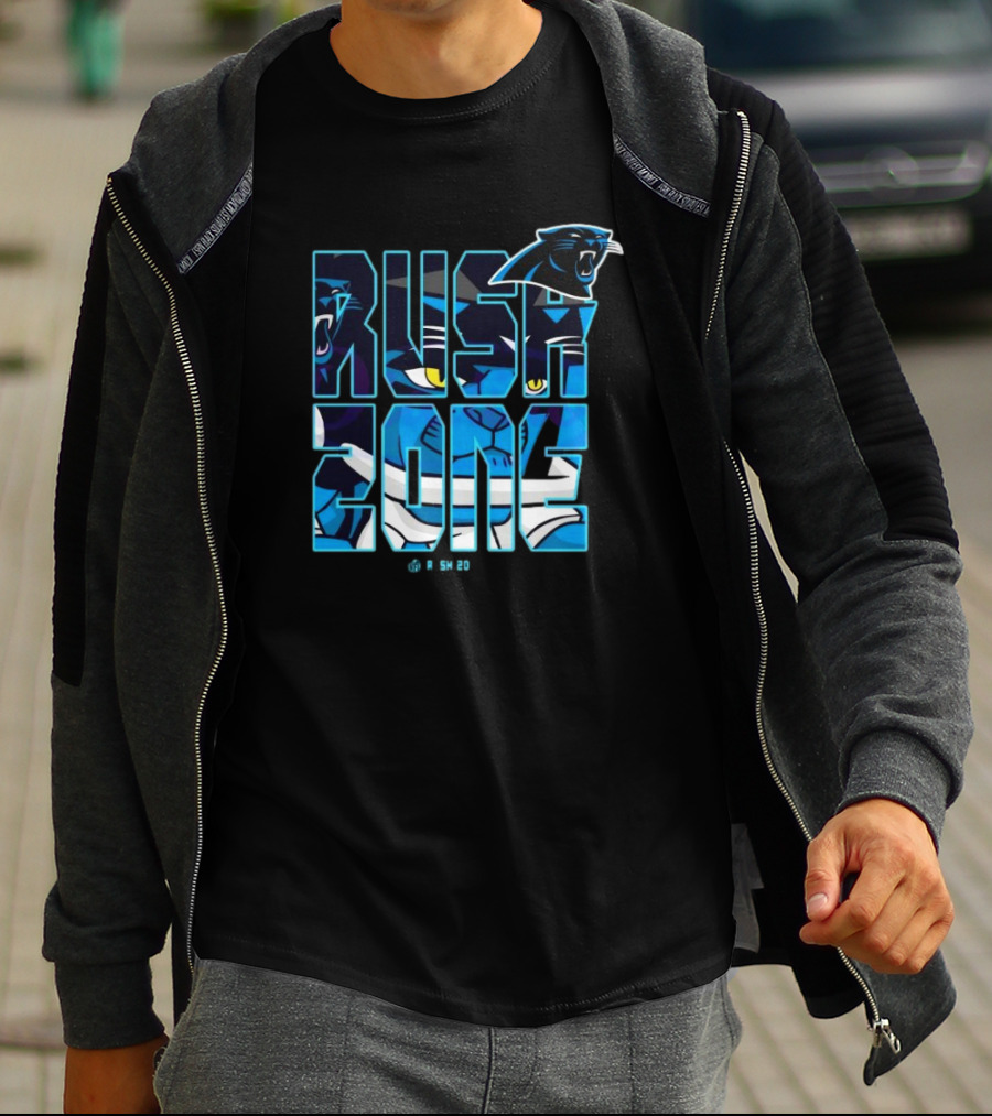 NFL Rush Zone Carolina Panthers Cartoon T-Shirt