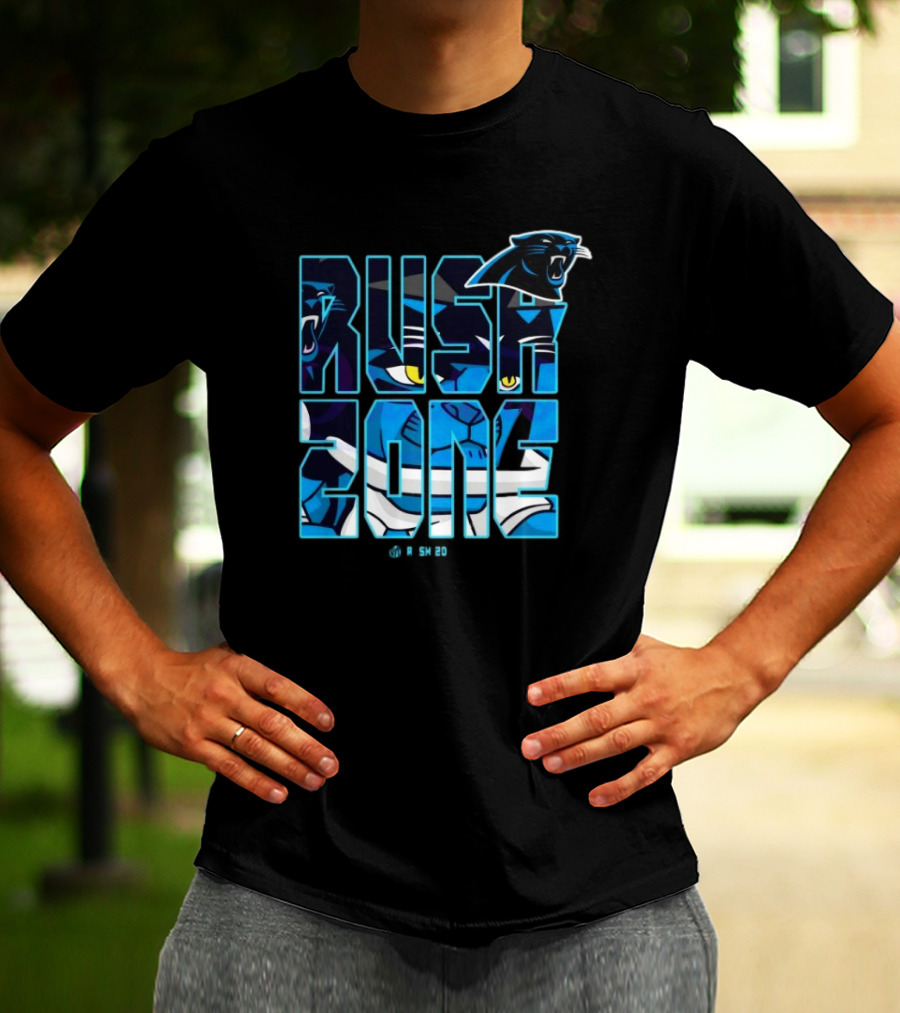 NFL Rush Zone Carolina Panthers Cartoon T-Shirt