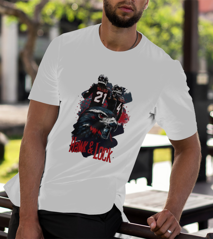 Hawk And Lock Calen Bullock Kamari Lassiter Houston Texans NFL T-Shirt