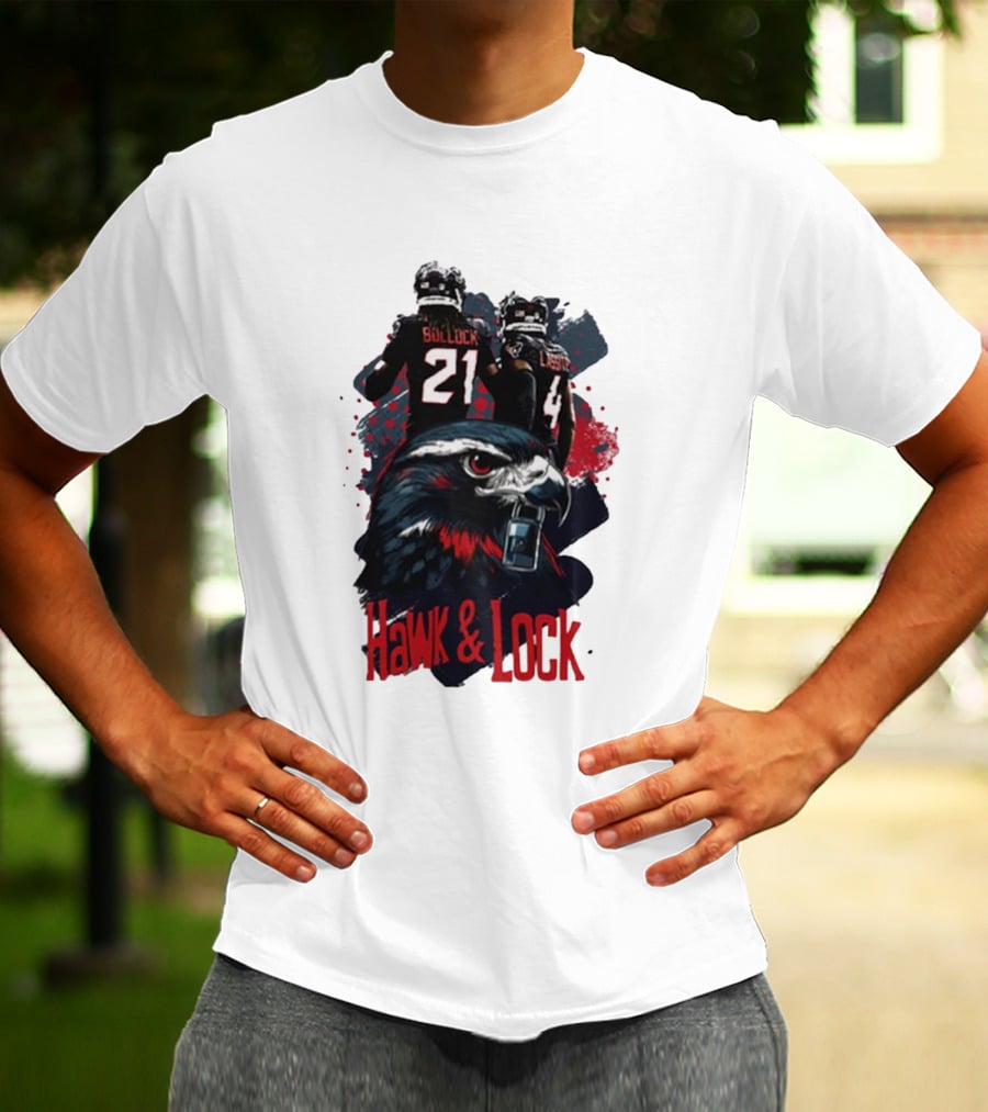 Hawk And Lock Calen Bullock Kamari Lassiter Houston Texans NFL T-Shirt