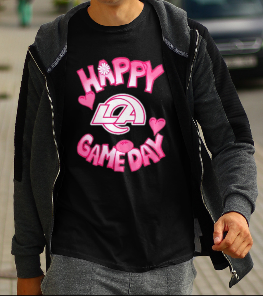 Happy Gameday Los Angeles Rams Valentine’s Day 2025 T-Shirt