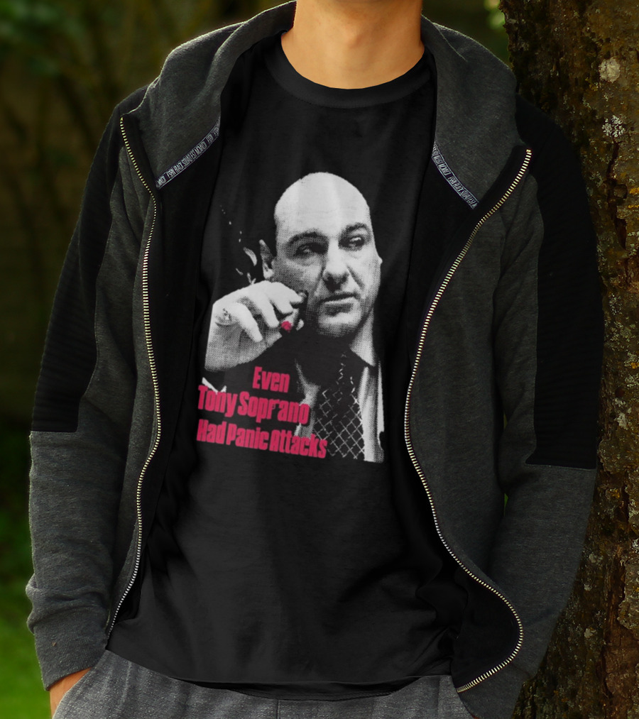 Even Tony Soprano Had Panic Attacks Iconic Image T-Shirt