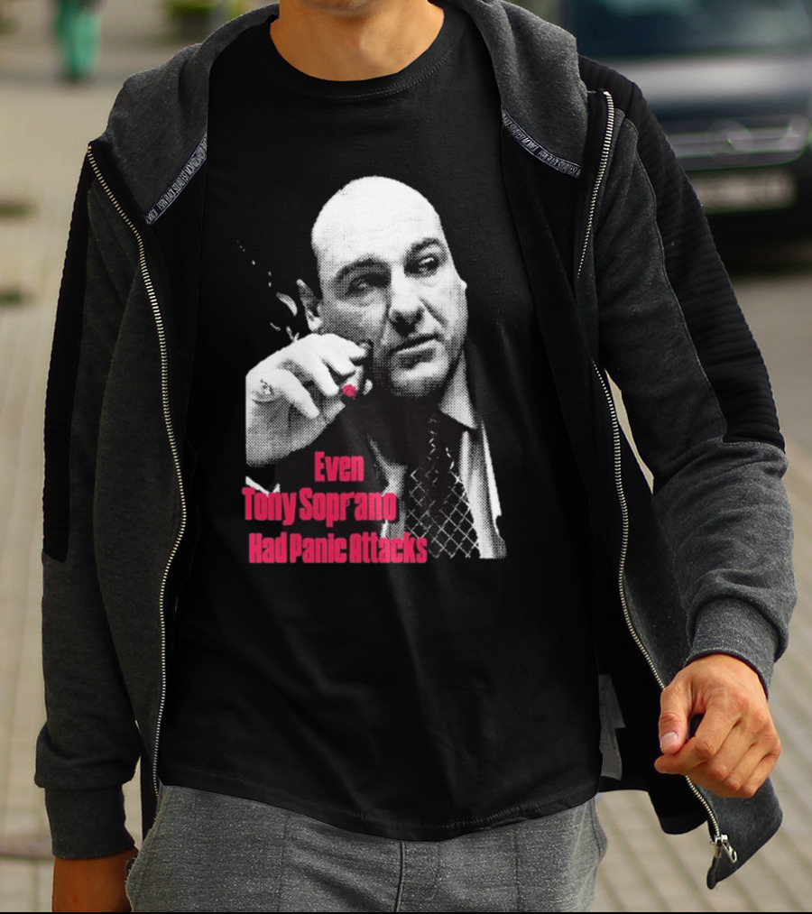 Even Tony Soprano Had Panic Attacks Iconic Image T-Shirt