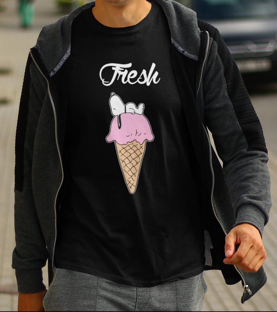 Fresh Snoopy Ice Cream Cone T-Shirt