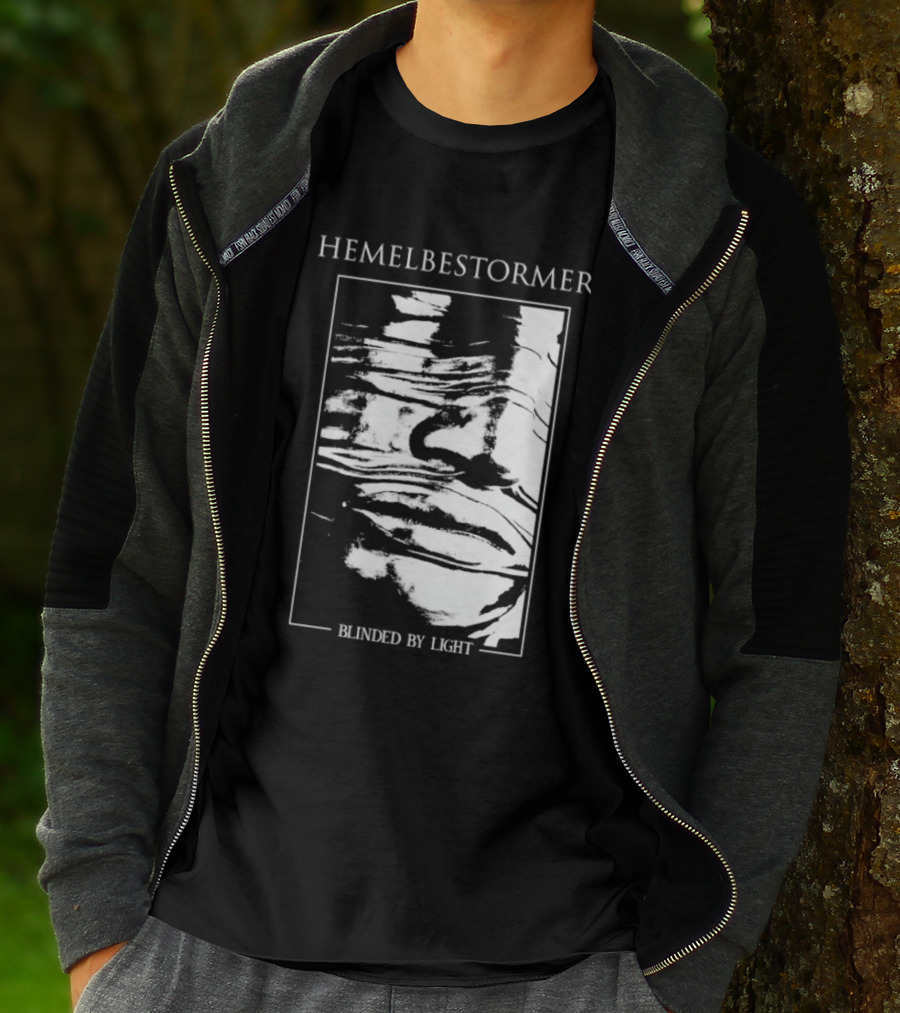 Hemelbestormer Blinded By Light Abstract Black And White Graphic T-Shirt