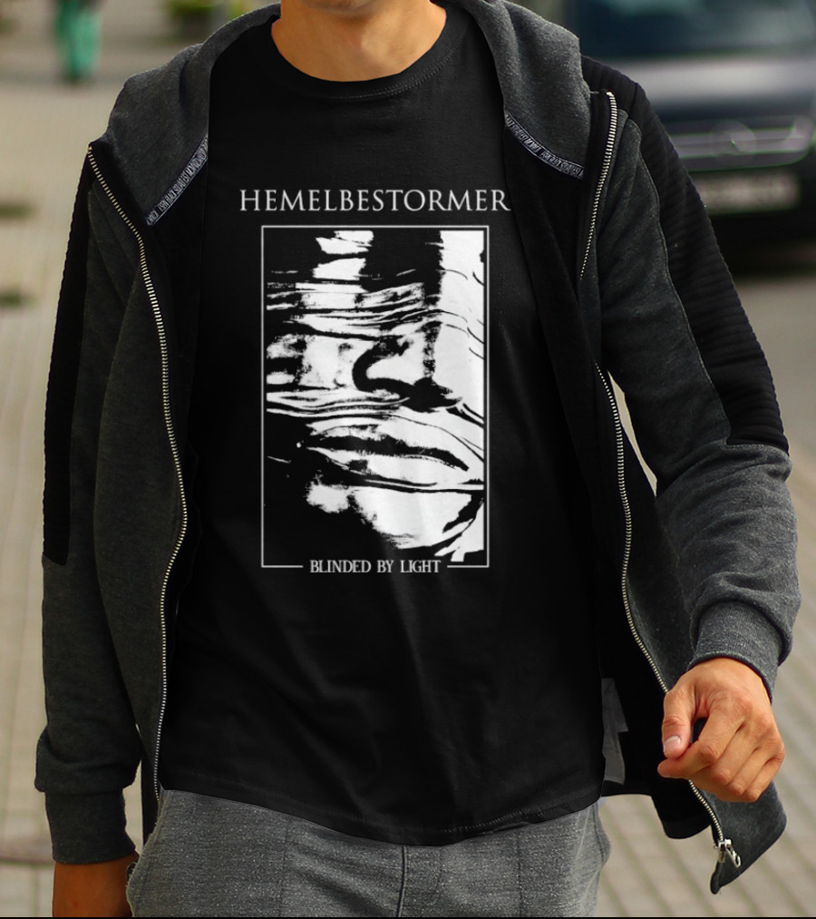 Hemelbestormer Blinded By Light Abstract Black And White Graphic T-Shirt