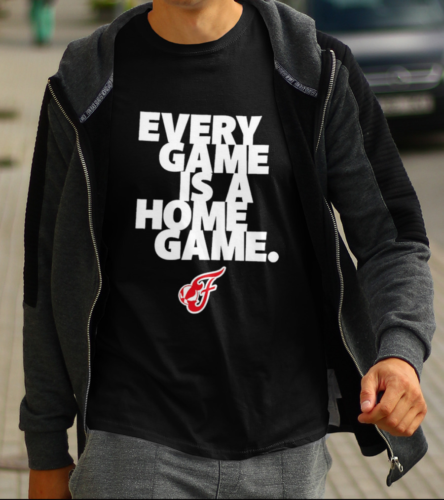 Every Game Is A Home Game Indiana Fever F Logo T-Shirt