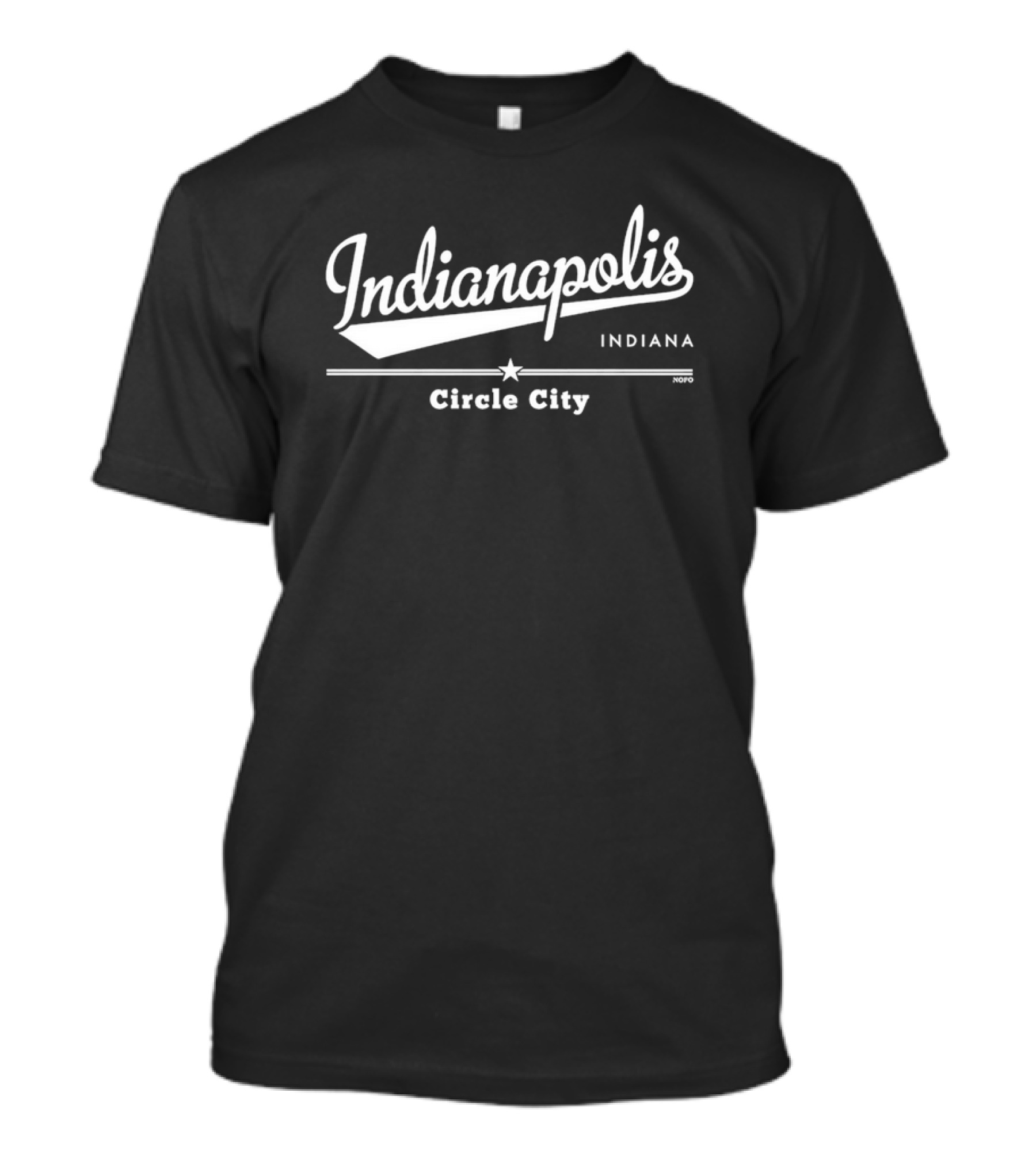 Indianapolis Indiana Circle City Iconic Star Tee T-Shirt