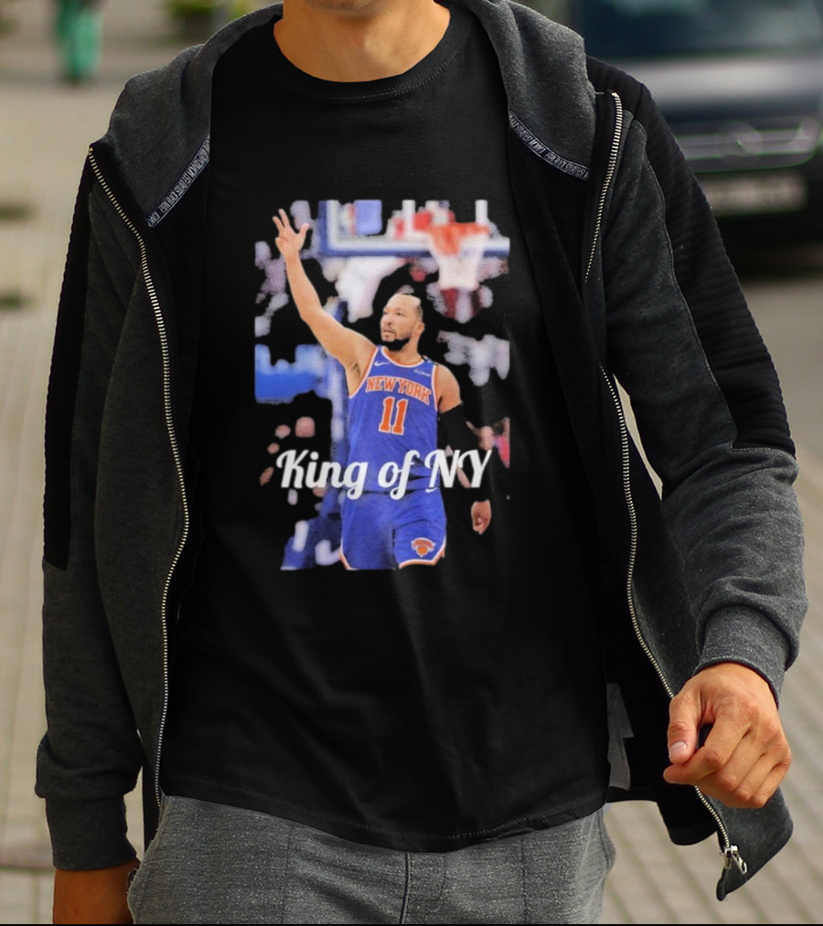 Jalen Brunson 11 New York Knicks King Of NY T-Shirt