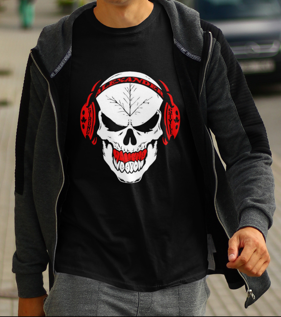 Josh Alexander Strong Style Walking Weapon Skull T-Shirt
