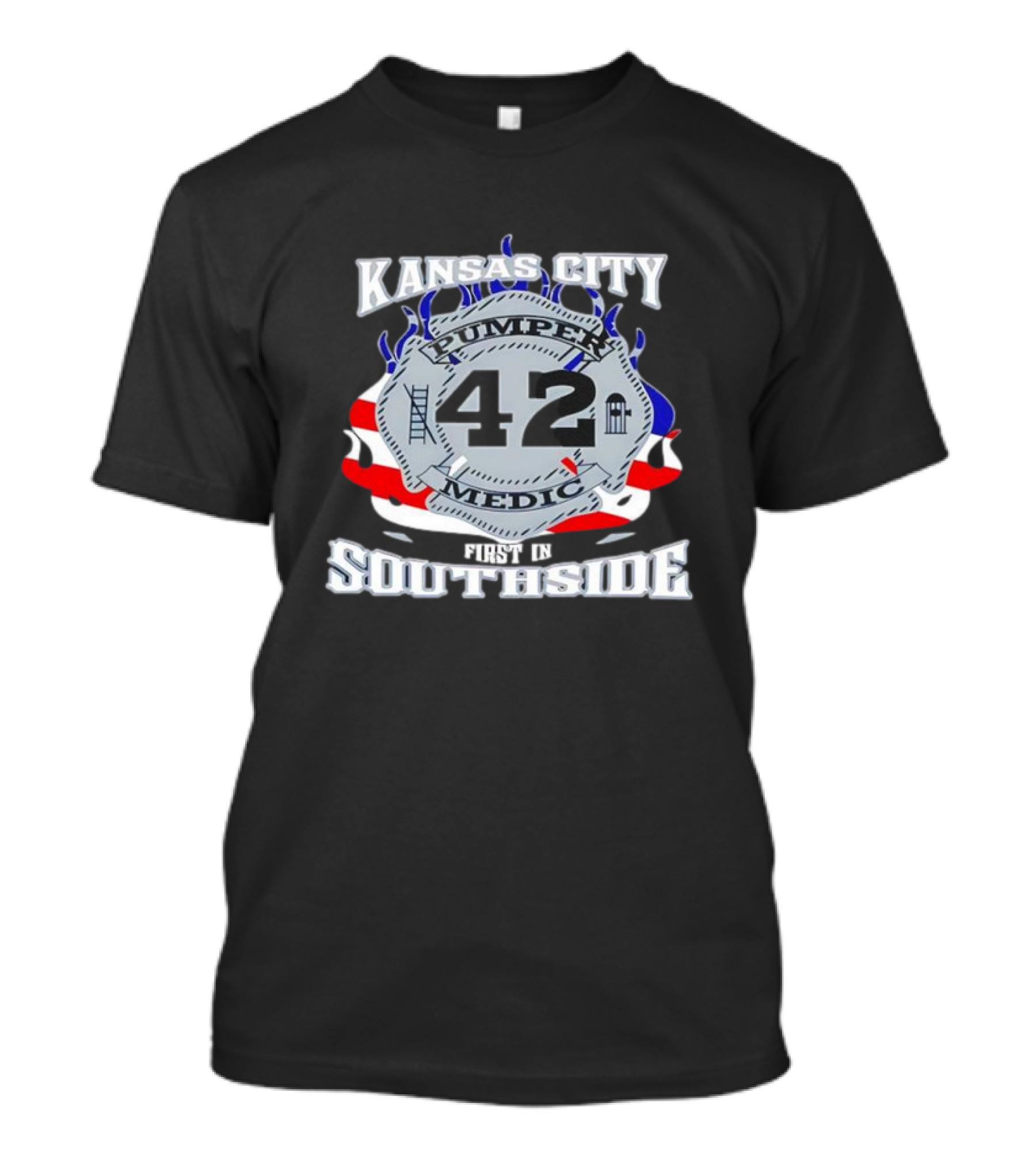 Kansas City Pumper Medic 42 First In Southside T-Shirt