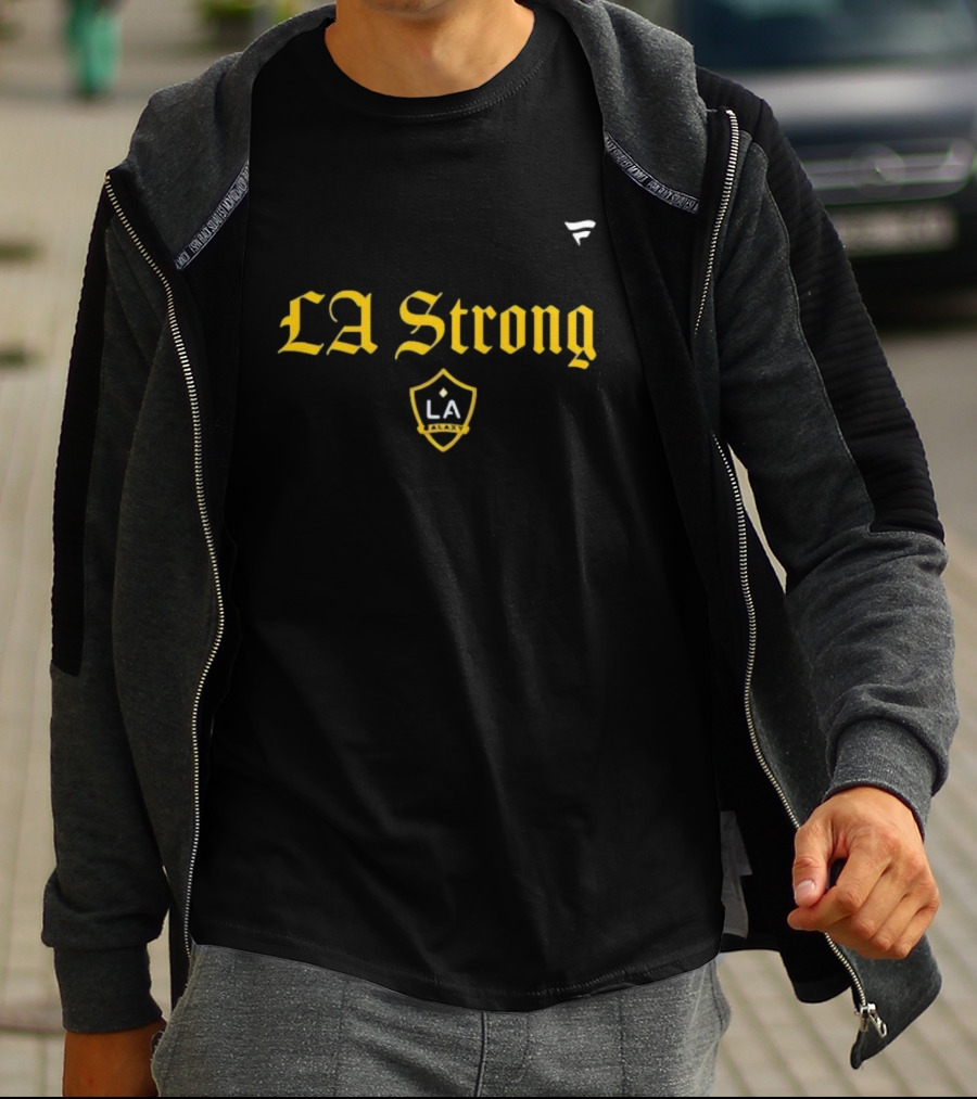 LA Strong 2025 LA Galaxy Shield Emblem T-Shirt
