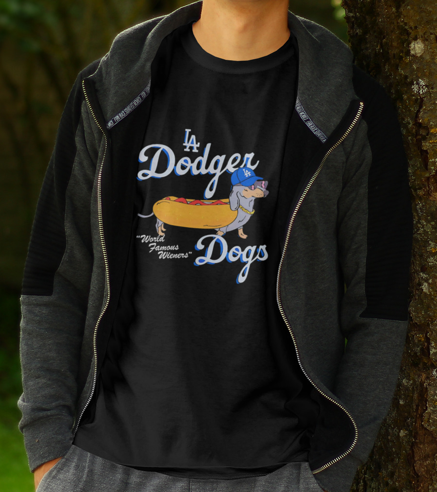 LA Dodger Dogs World Famous Wieners T-Shirt